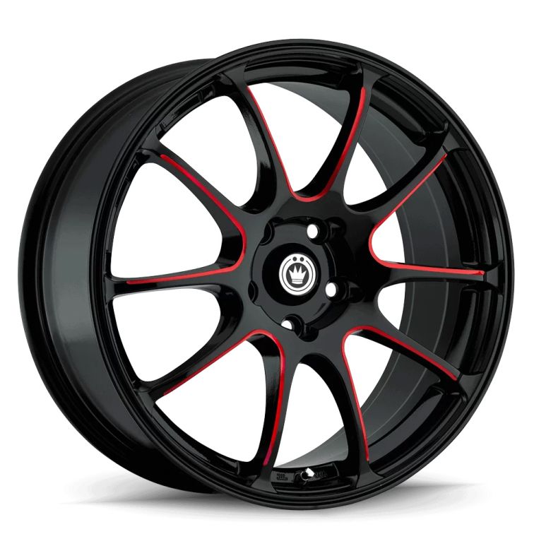 Konig 24BR Illusion  Black with Red