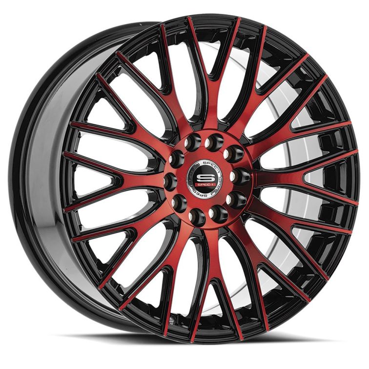 Spec-1 SP-55  Gloss Black Red Machined