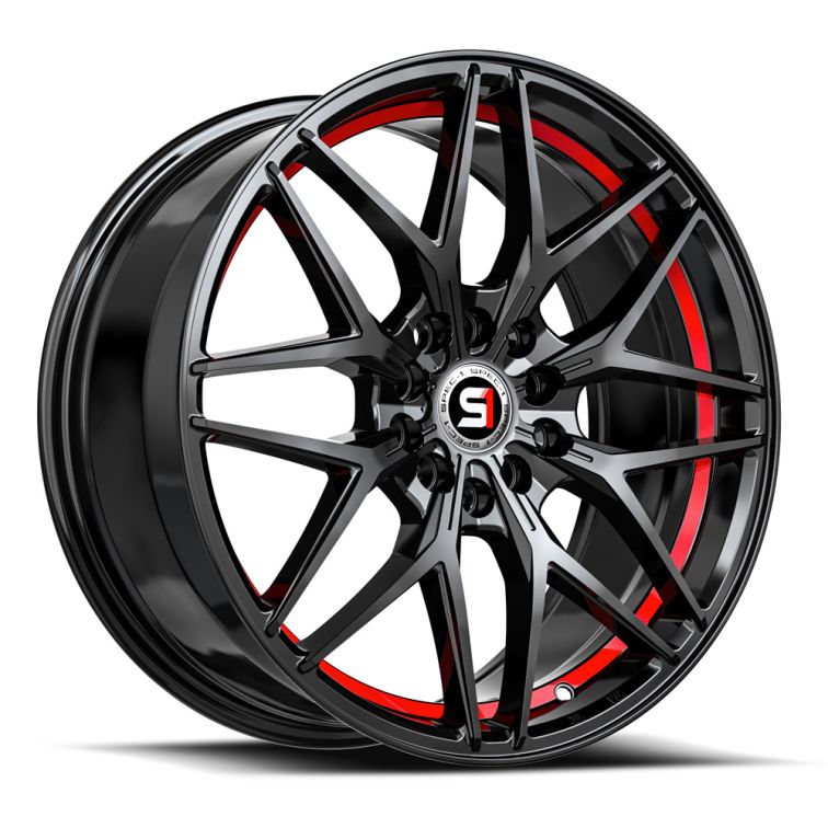 Spec-1 SP-60  Gloss Black & Red Undercut