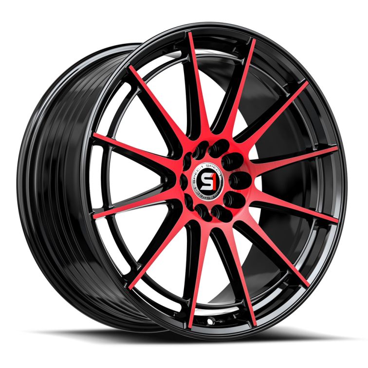 Spec-1 SP-64  Gloss Black Red Machined