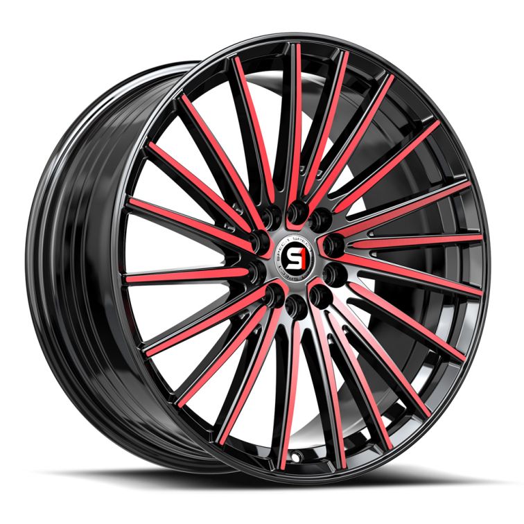 Spec-1 SP-68  Gloss Black Red Machined
