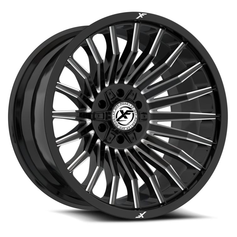 XF Off-Road XF-231  Gloss Black Milled