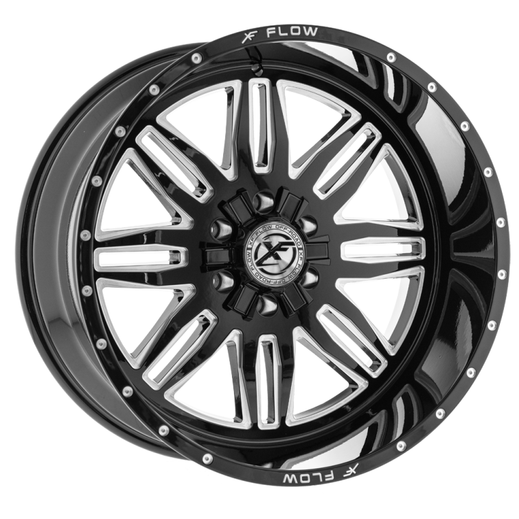 XF Off-Road XFX-303  Gloss Black Milled