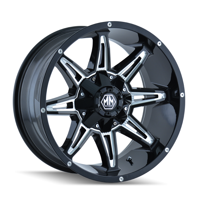 Mayhem 8090 RAMPAGE  Gloss Black Milled