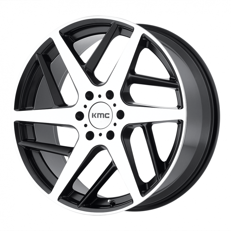 KMC KM699 TWO FACE  Machined Black