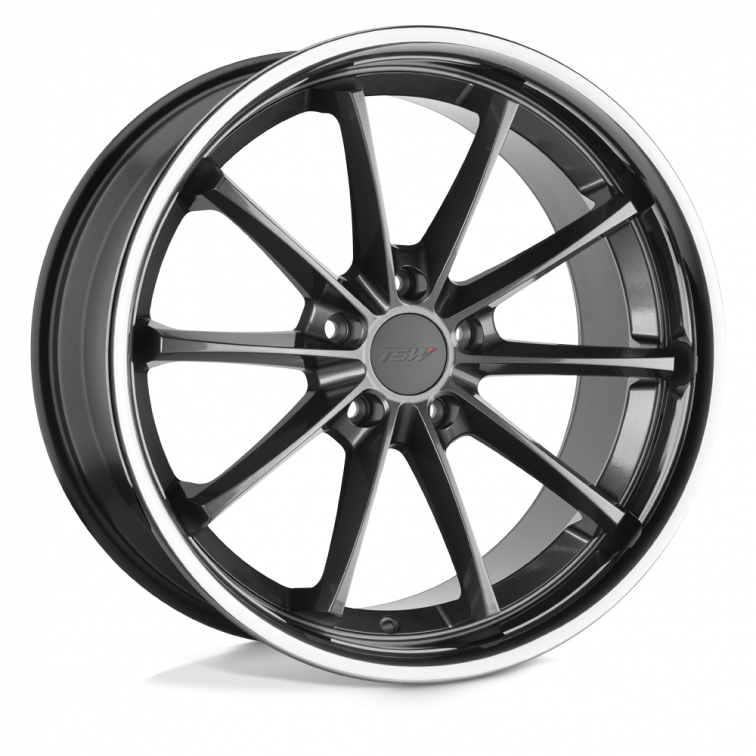 TSW SWEEP  Gunmetal w Machined Lip