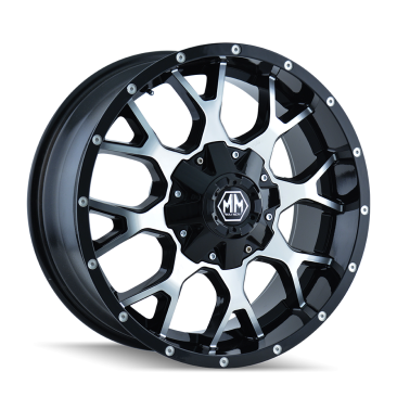 Mayhem 8015 WARRIOR  Gloss Black Machined