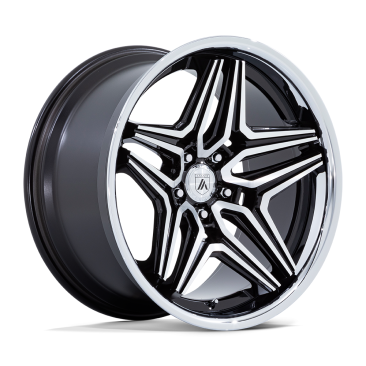 Asanti Black   Gloss Black Machined