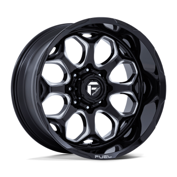 Fuel FC862 SCEPTER  Gloss Black Milled
