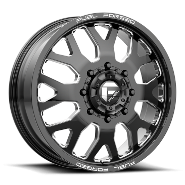 Fuel Forged FF19D DUALLY  Gloss Black Milled