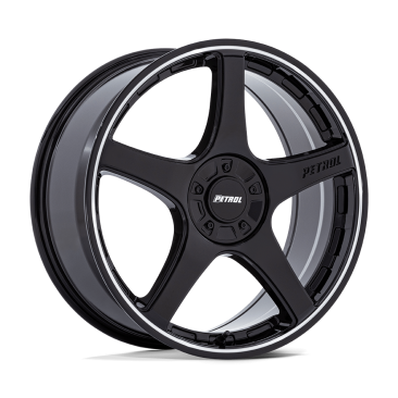 Petrol P2E  Gloss Black w Machined Lip