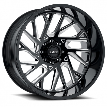 Tuff T4B Black Milled Spoke